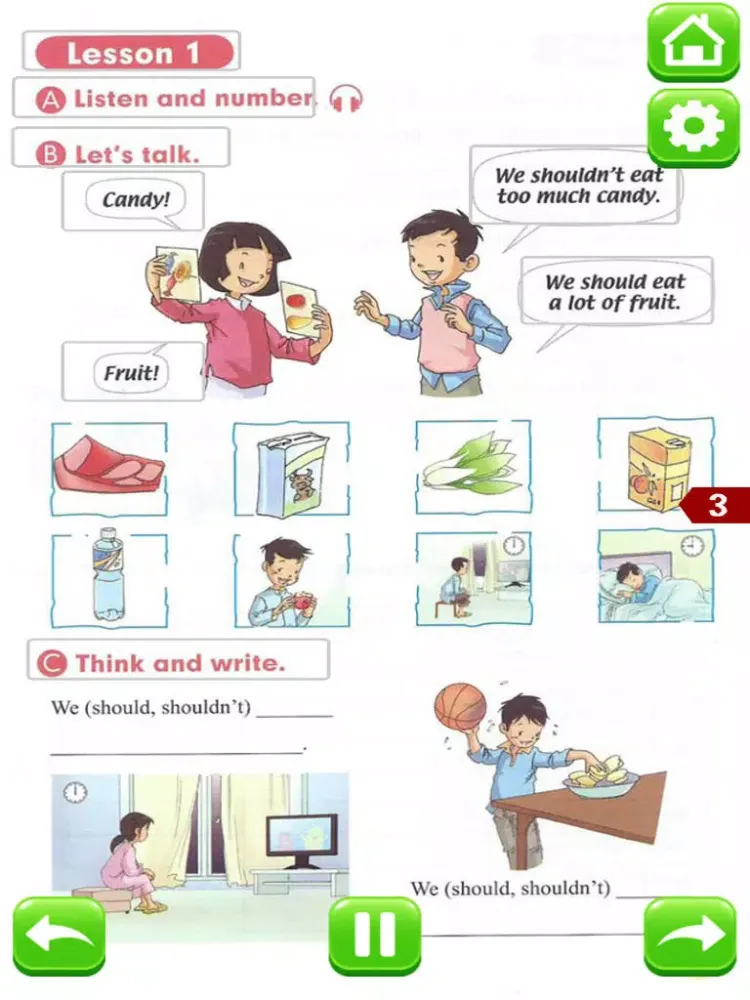 小学英语五年级下册 - 大白兔点读系列 - PEP人教版一起点小学生英语口语 iPad  स्क्रीनशॉट