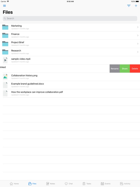 FileCenter Portal iPad  스크린샷
