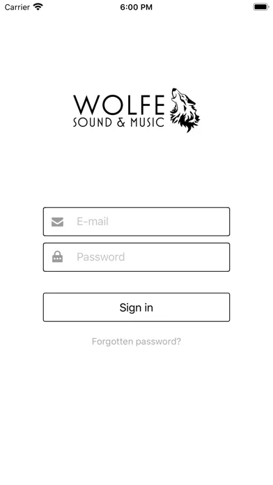 WOLFE Client Portal Screenshots