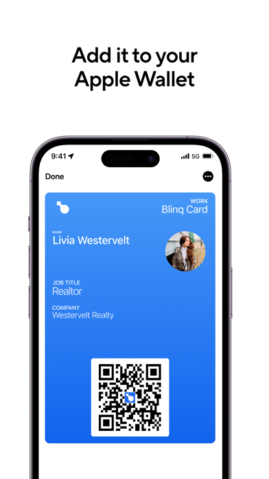 Blinq: Digital Business Card Screenshots