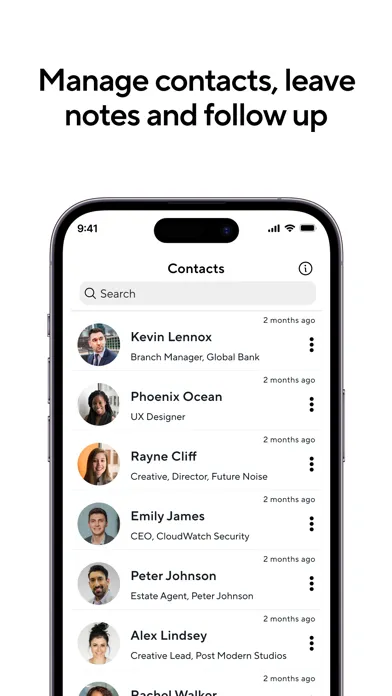 Blinq: Digital Business Card سکرین شاٹس