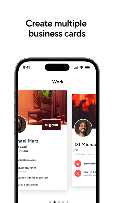 Blinq: Digital Business Card Screenshots