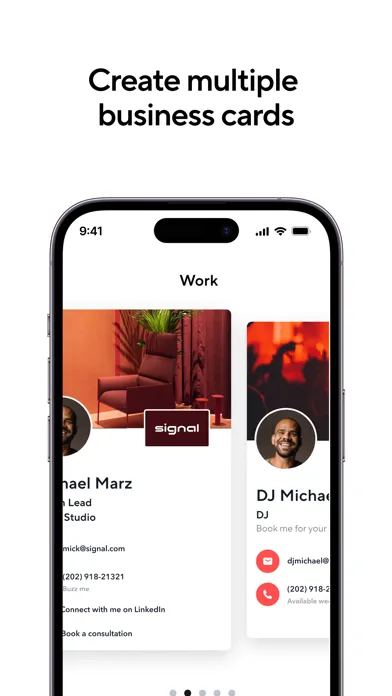 Blinq: Digital Business Card سکرین شاٹس