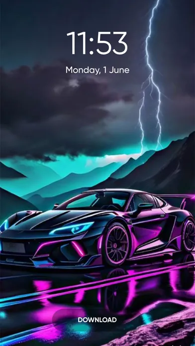 Tangkapan skrin Supercars Wallpaper 4k