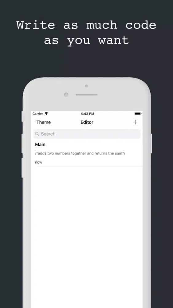 Screenshot di Editor - Code Text Editor
