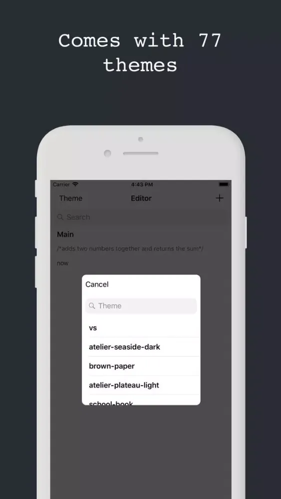 Screenshot di Editor - Code Text Editor