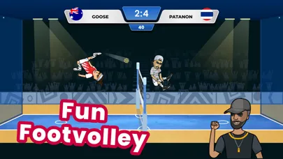 Capturas de tela do Soccer & Volley: Sepak Star