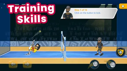 Capturas de tela do Soccer & Volley: Sepak Star