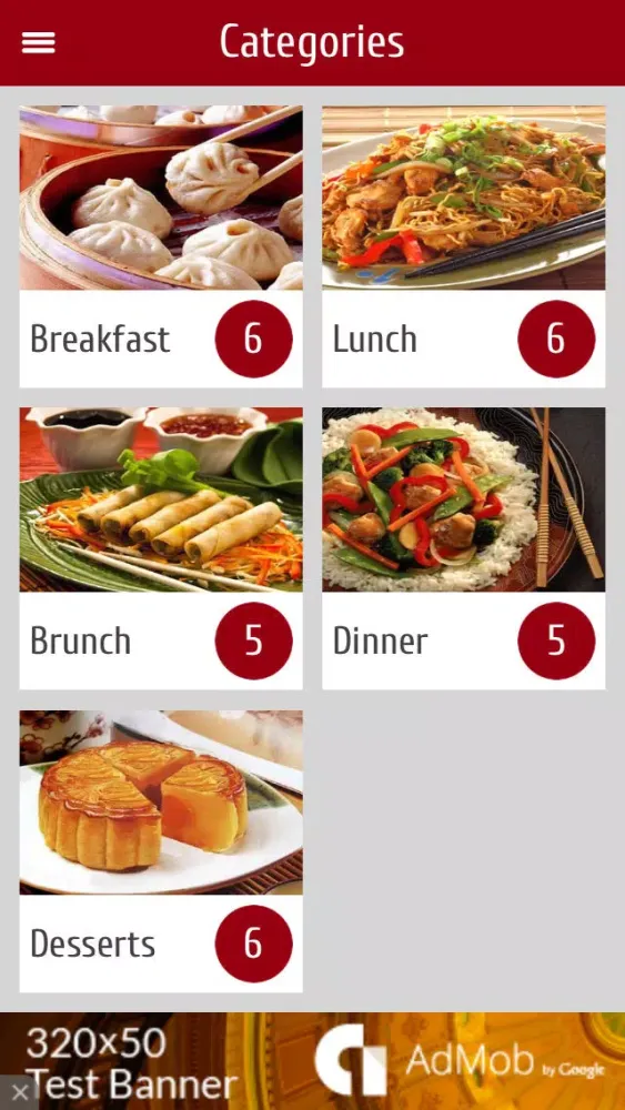 ภาพหน้าจอของ Chinese recipes, desserts and snacks videos