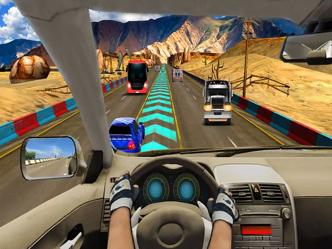 Screenshot di Race In Car 3D : Most wanted Speed Racing Game iPad 