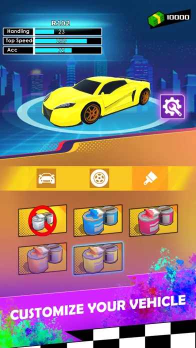 Neon Car 3D: Car Racing Screenshots