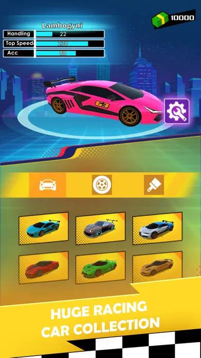 Neon Car 3D: Car Racing Screenshots