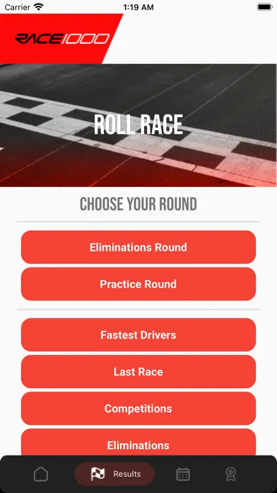 Ảnh chụp màn hình của Race1000