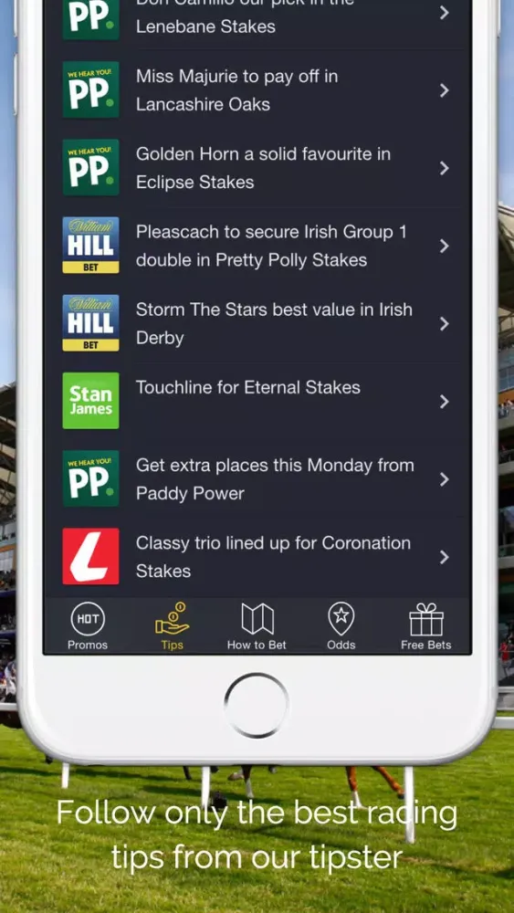 Horse Racing Tips, Free Bets & Betting Offers - Typpa應用截圖