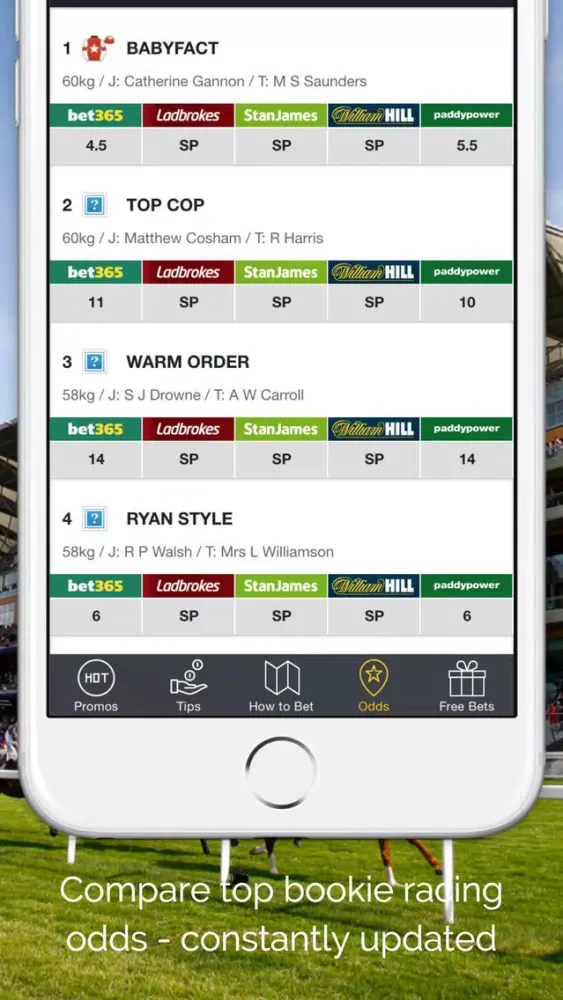 Horse Racing Tips, Free Bets & Betting Offers - Typpa應用截圖