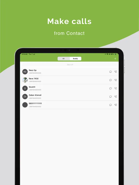 Скриншоты OrbiTalk- ROL Calling & IM APP iPad 