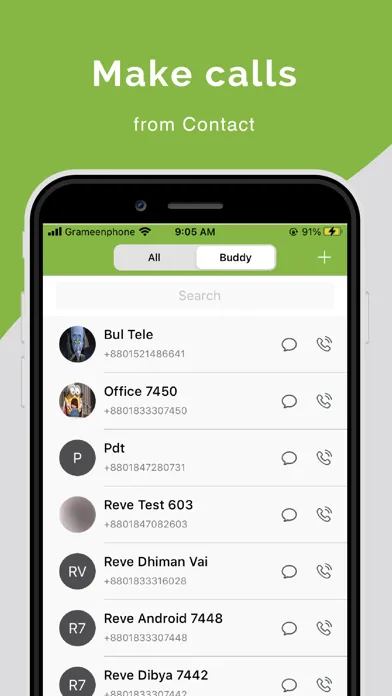 Скриншоты OrbiTalk- ROL Calling & IM APP