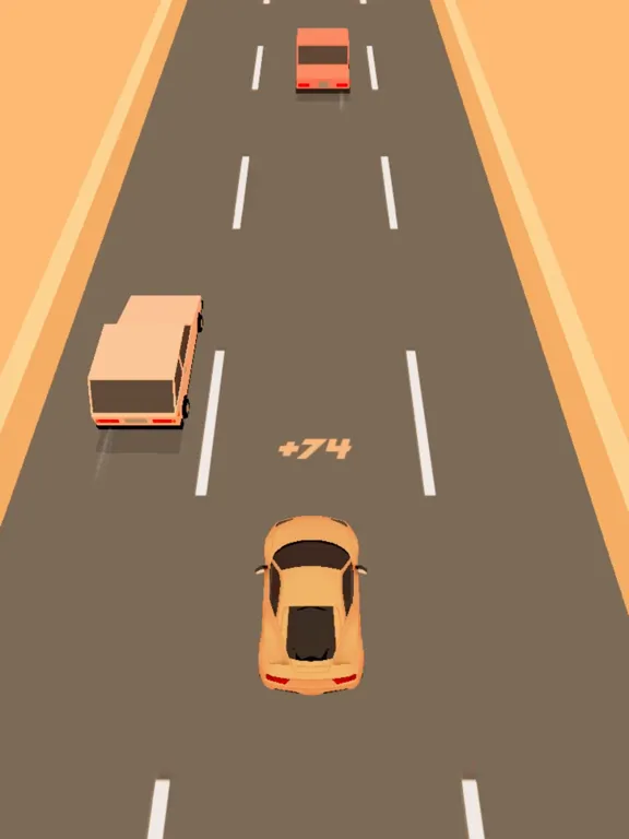 Screenshot di Race Car Racer - Pixel Traffic iPad 
