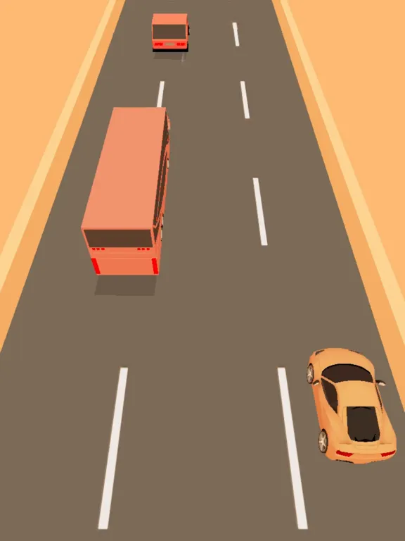 Screenshot di Race Car Racer - Pixel Traffic iPad 