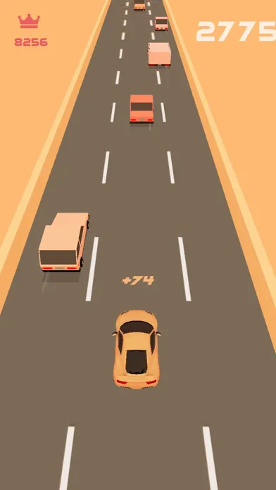 Screenshot di Race Car Racer - Pixel Traffic