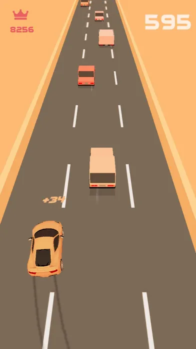 Screenshot di Race Car Racer - Pixel Traffic