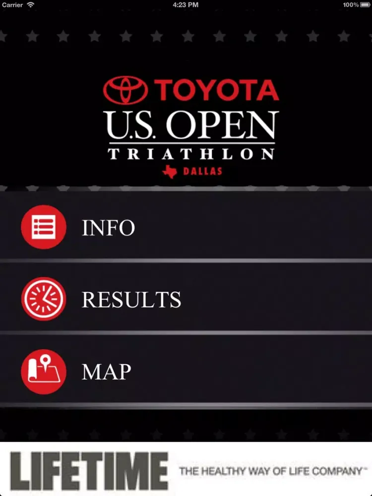 Capturas de pantalla de U.S. Open Tri iPad 