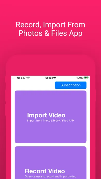 cinematic video editor - focus Screenshots