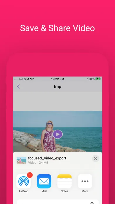 cinematic video editor - focus Screenshots