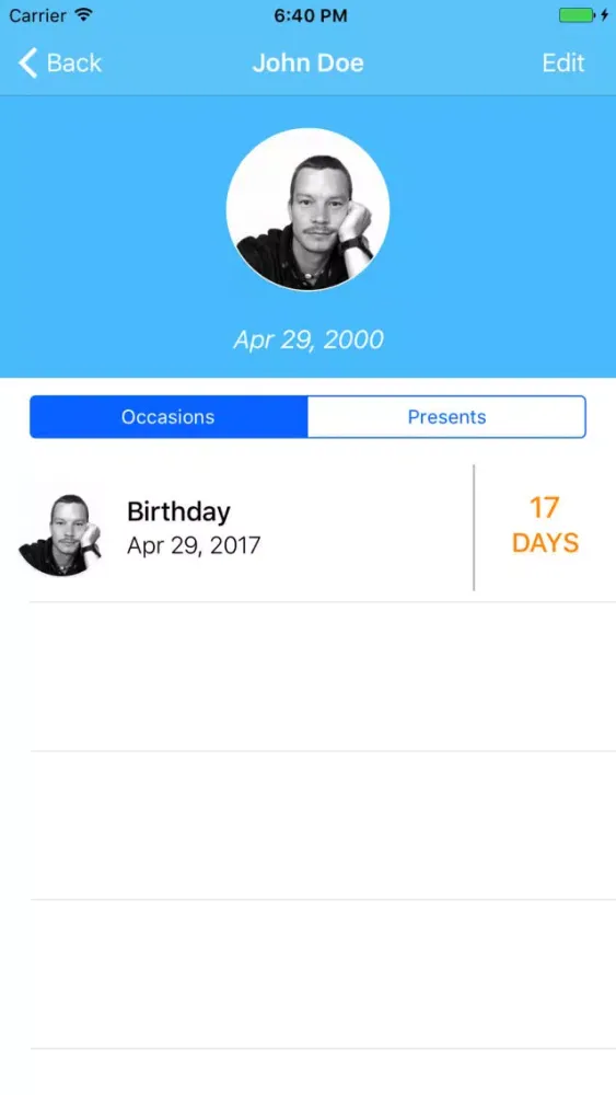 Screenshot di Present: Gift Tracking Made Easy