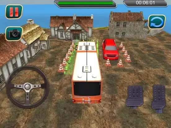 Bus Driver Parking Simulator 3d games. iPad  스크린샷