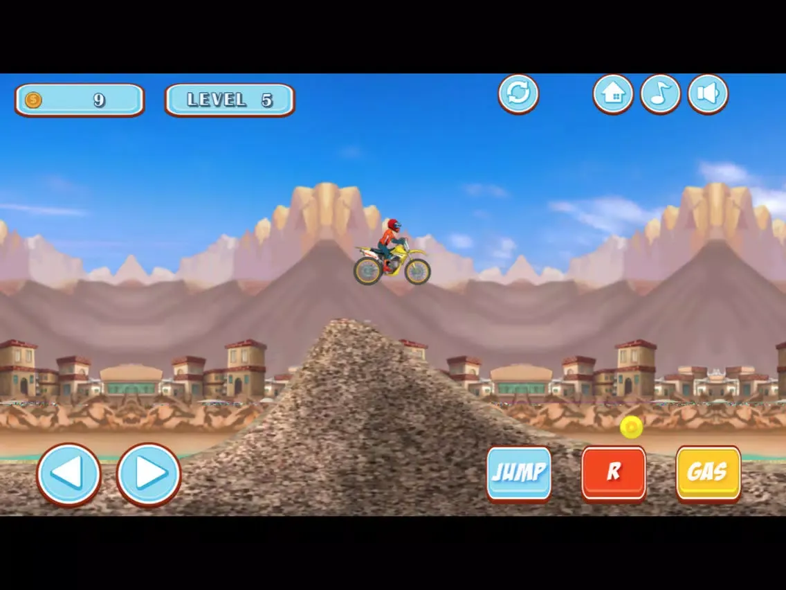 特技摩托骑手-海边的摩托特技表演 iPad  Screenshots