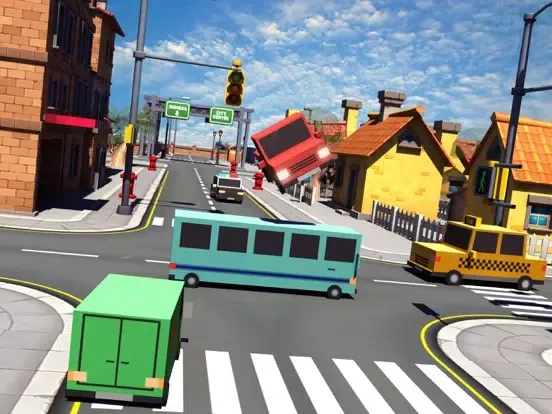 Four Cross traffic racer simulator iPad  Ekran Görüntüleri