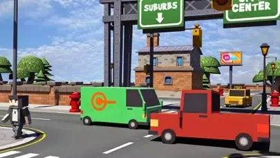 Four Cross traffic racer simulator Ekran Görüntüleri