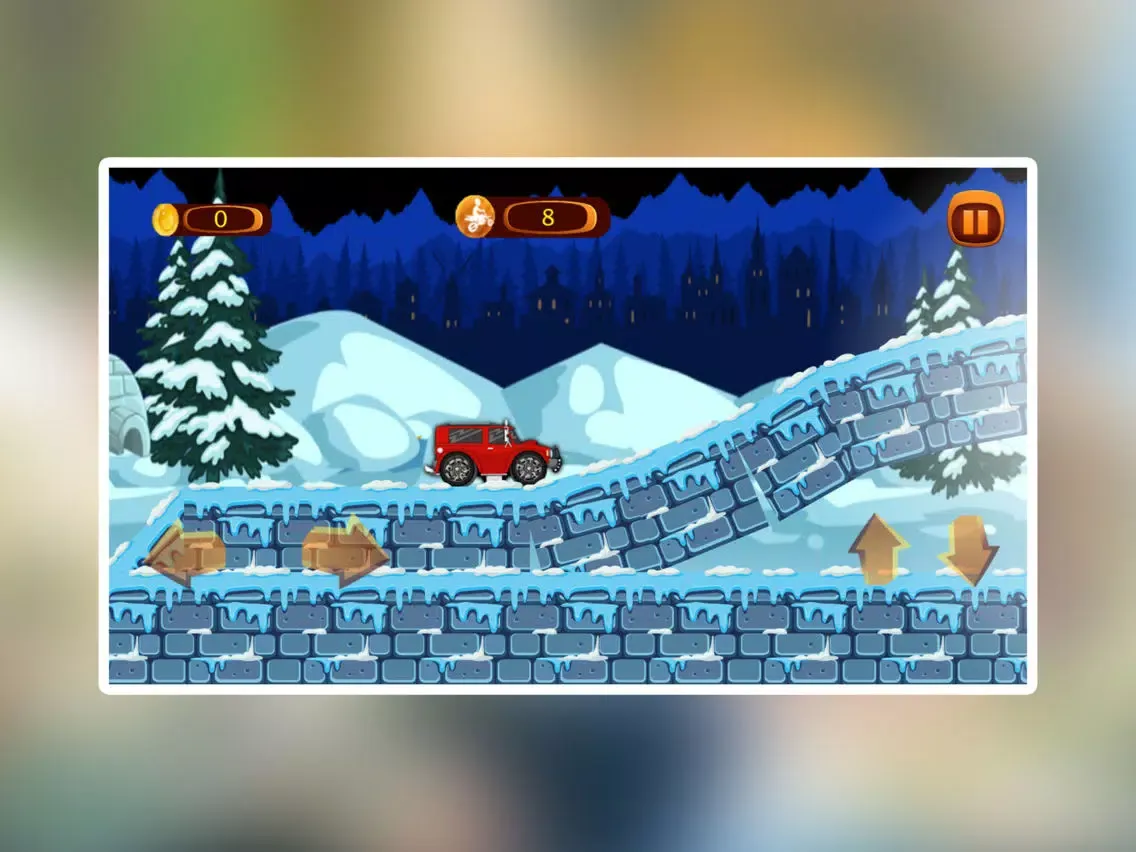 Capturas de pantalla de Arctic roads Car Racing Game iPad 