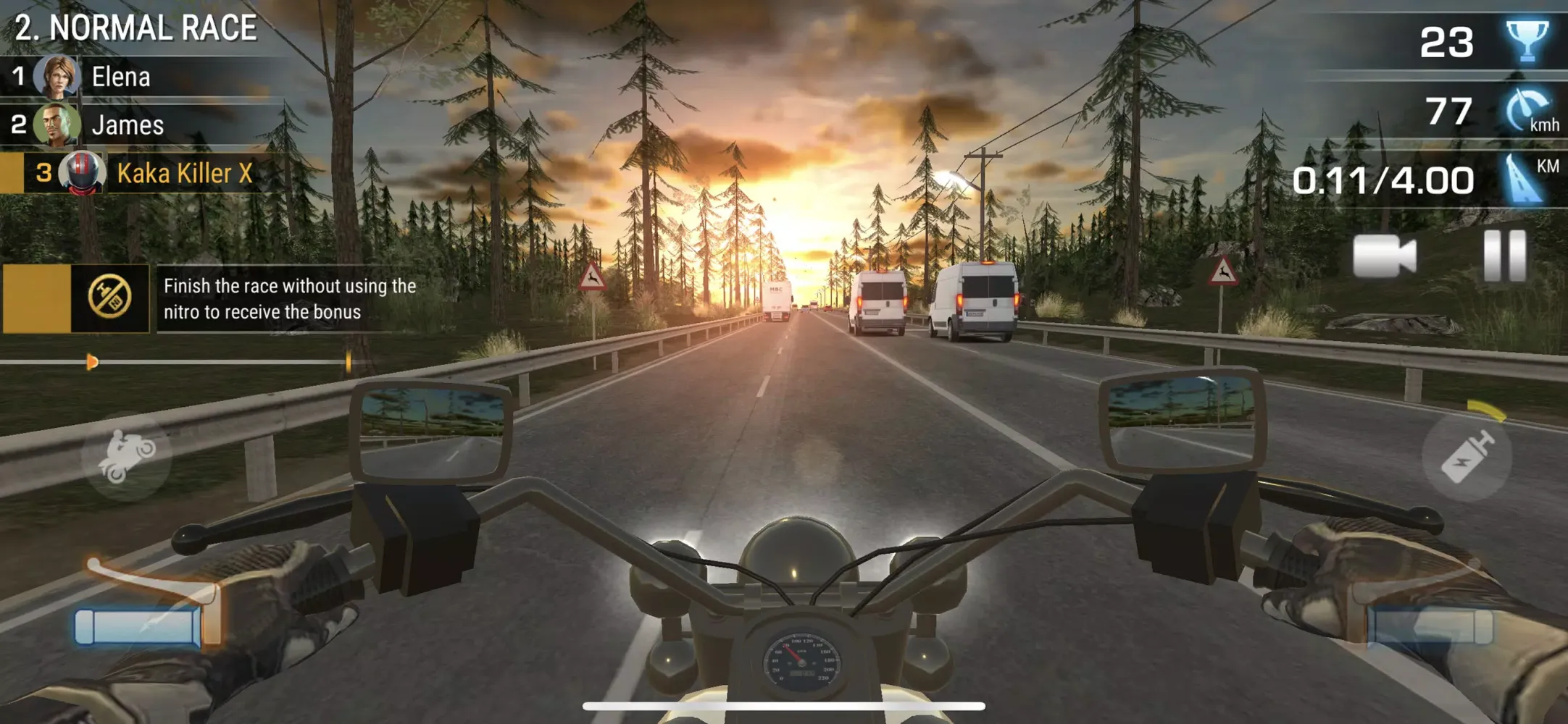Captures d'écran de Traffic Moto Rider