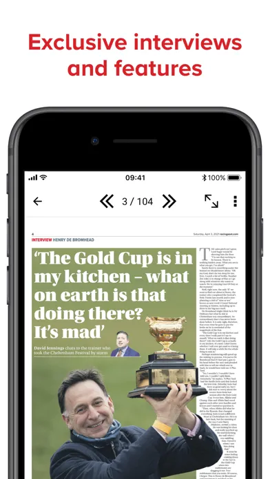 Zrzuty ekranu Racing Post Newspaper