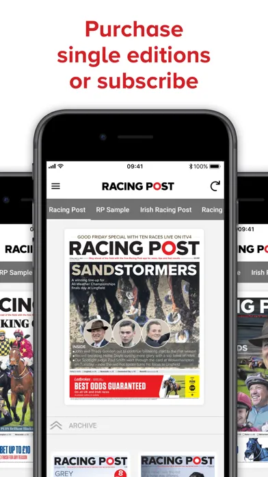 Zrzuty ekranu Racing Post Newspaper