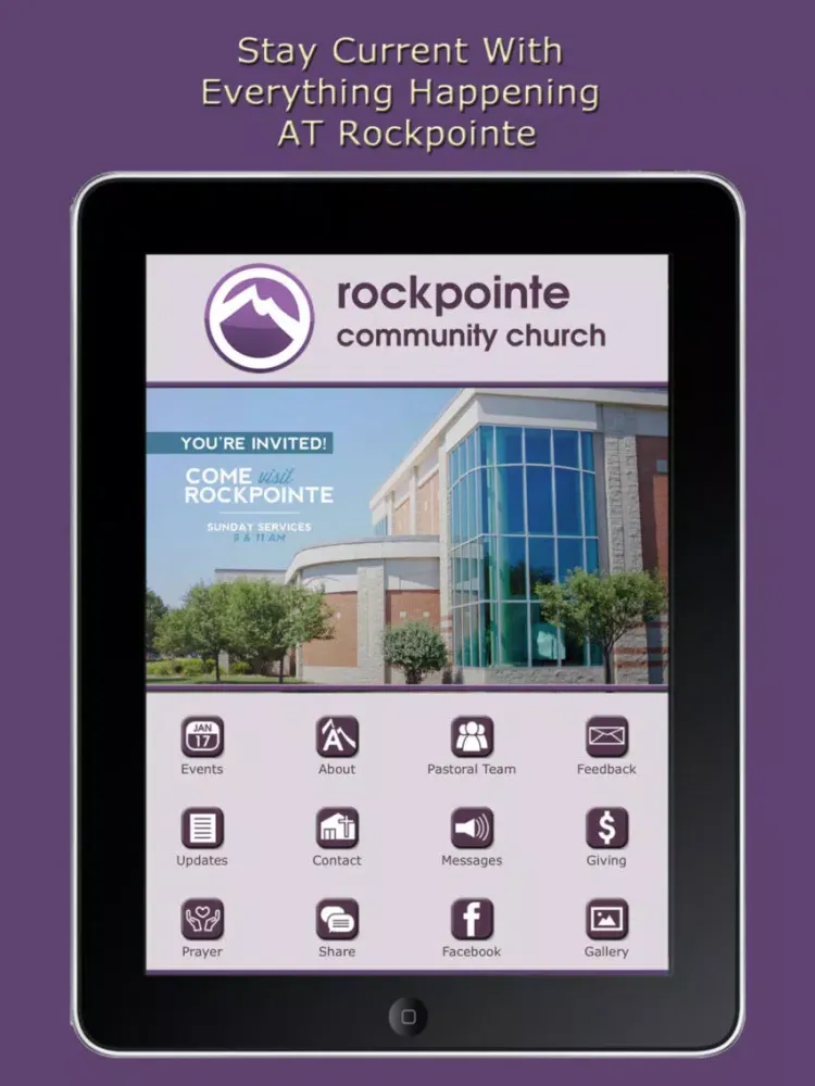 Tangkapan skrin Rockpointe iPad 
