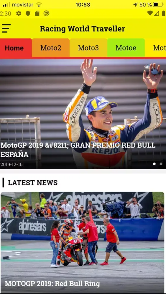 Capturas de tela do Racing World Traveller