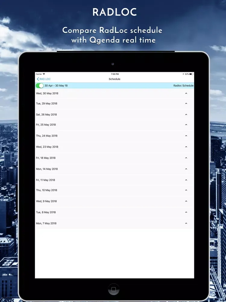 ภาพหน้าจอของ Rad Loc iPad 