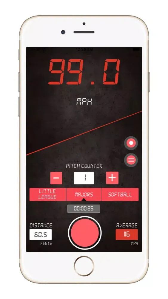 Baseball Pitch Speed Radar Gun应用截图