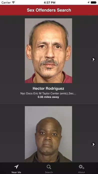 Capturas de pantalla de Radaris Sex Offenders
