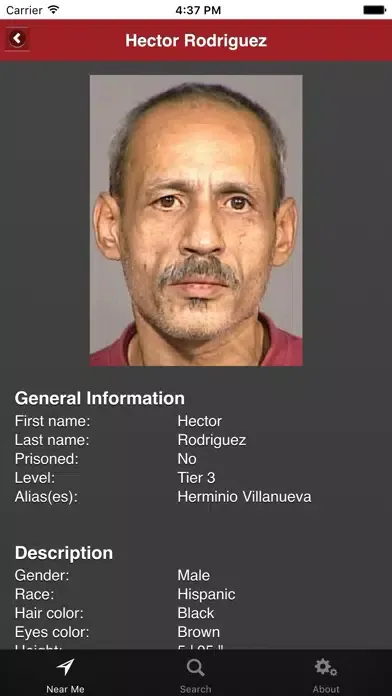 Capturas de pantalla de Radaris Sex Offenders