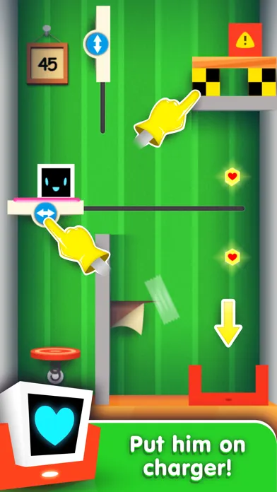 Captures d'écran de Heart Box - logic physics game