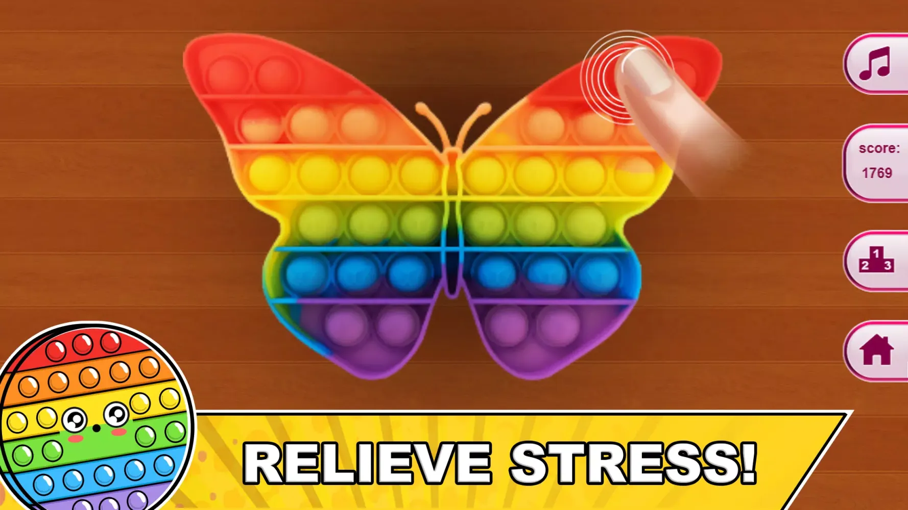 Ảnh chụp màn hình của Pop it Antistress Fidget Games