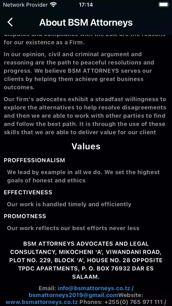 BSM ATTORNEYS Online Library Screenshots