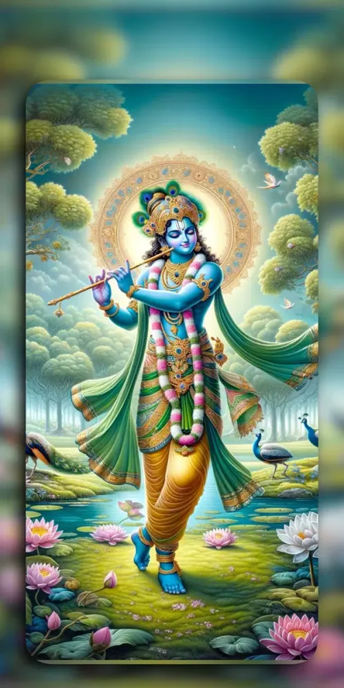 Lord Krishna AI Wallpaper 4K Screenshots