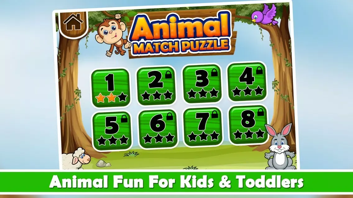 Animal Match Puzzle -Animal Games For Kids স্ক্রিনশট
