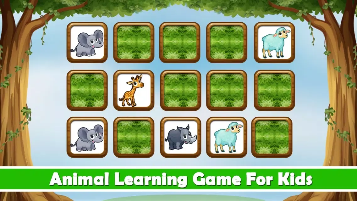 Animal Match Puzzle -Animal Games For Kids স্ক্রিনশট