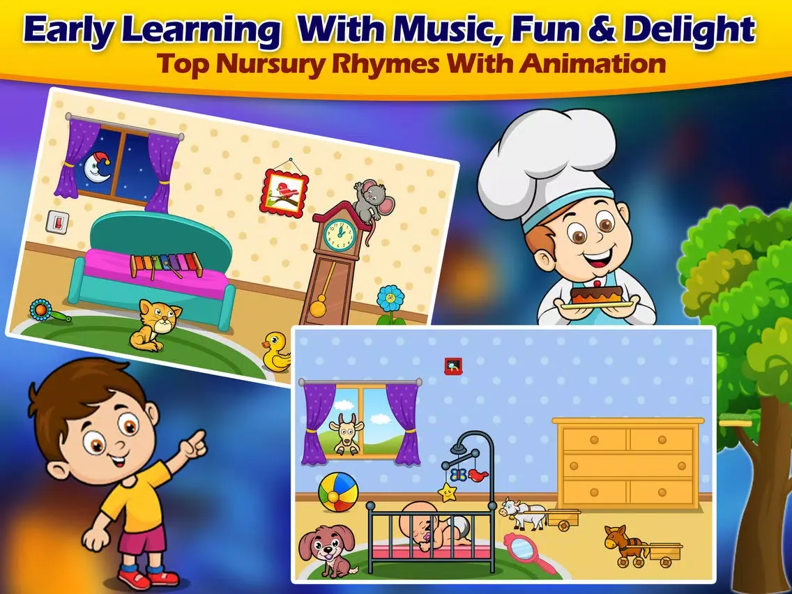 Cute Nursery Rhymes iPad  Screenshots